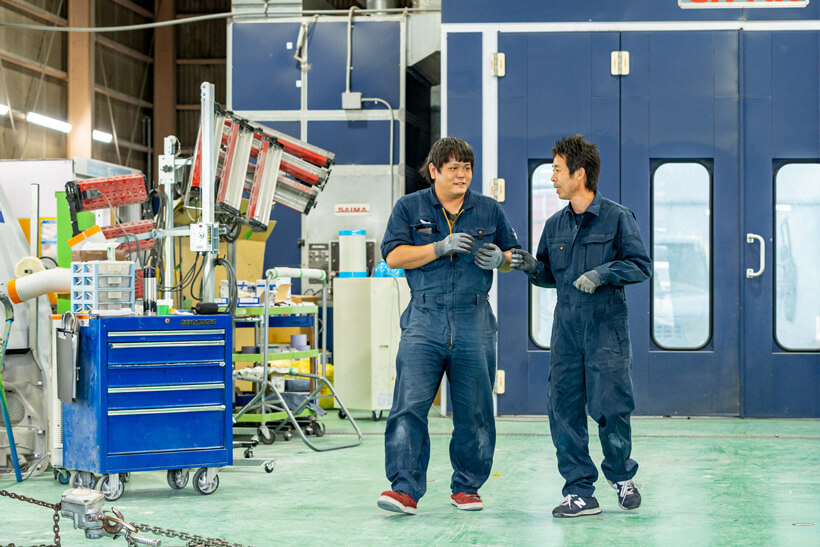 整備士・鈑金経験者採用